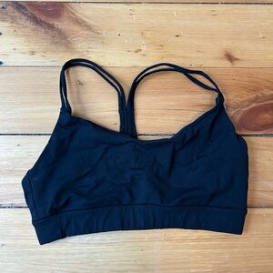 Forever 21 medium racerback black sports bra